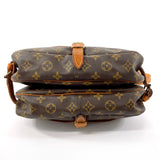 LOUIS VUITTON Shoulder Bag M42256 Saumur 30 Monogram canvas/Leather Brown Women Used