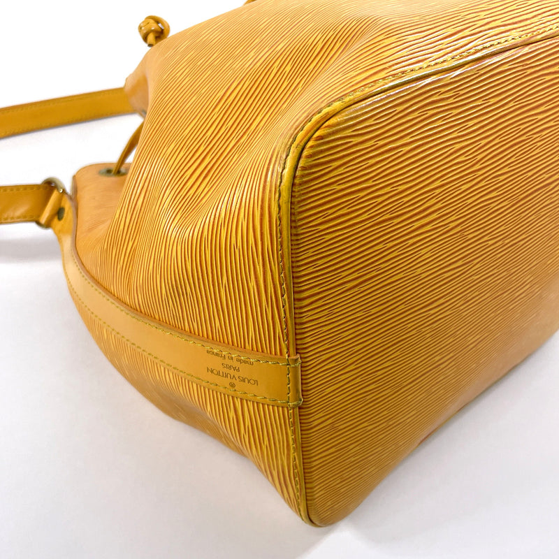 LOUIS VUITTON Shoulder Bag M44109 Petit Noe Epi Leather yellow yellow Women Used