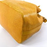 LOUIS VUITTON Shoulder Bag M44109 Petit Noe Epi Leather yellow yellow Women Used