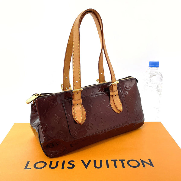 LOUIS VUITTON Handbag M93510 Rosewood Avenue Monogram Vernis/Leather Bordeaux Bordeaux Women Second hand