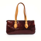 LOUIS VUITTON Handbag M93510 Rosewood Avenue Monogram Vernis/Leather Bordeaux Bordeaux Women Used