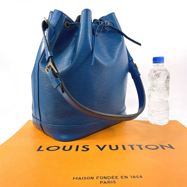 LOUIS VUITTON Shoulder Bag M44005 Noe Epi Leather blue blue Women Used