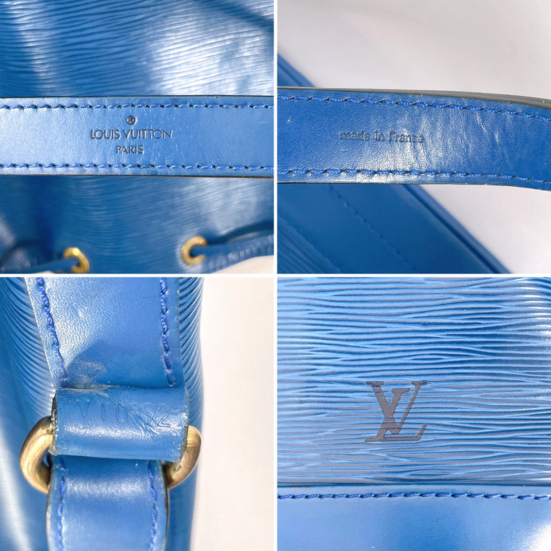 LOUIS VUITTON Shoulder Bag M44005 Noe Epi Leather blue blue Women Used