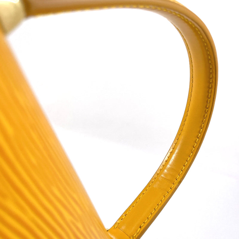 LOUIS VUITTON Handbag M52379 Malselv Epi Leather yellow yellow Women Used