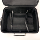 PRADA suitcase VV030M Nylon/Safiano leather Black unisex Used