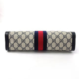 GUCCI business bag Old Gucci Perfume Sherry line GG Supreme Canvas/leather Navy unisex Used