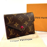 LOUIS VUITTON Tri-fold wallet M41938 Portefeuille Victorine Monogram canvas Brown Brown Women Used