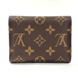 LOUIS VUITTON Tri-fold wallet M41938 Portefeuille Victorine Monogram canvas Brown Brown Women Used