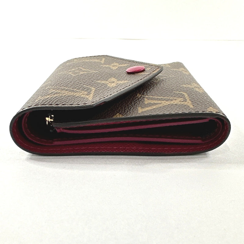 LOUIS VUITTON Tri-fold wallet M41938 Portefeuille Victorine Monogram canvas Brown Brown Women Used