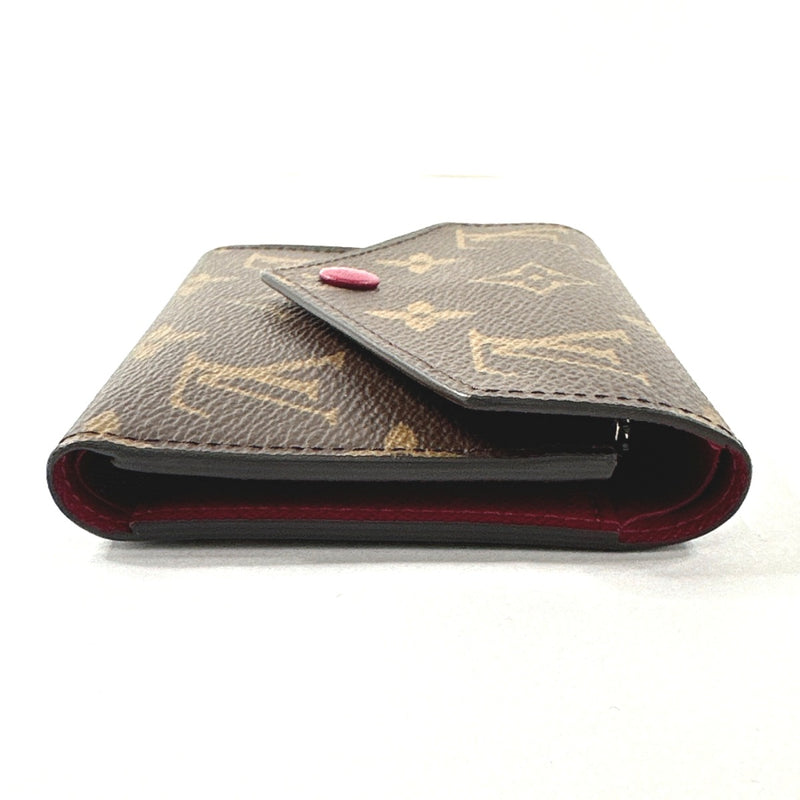 LOUIS VUITTON Tri-fold wallet M41938 Portefeuille Victorine Monogram canvas Brown Brown Women Used