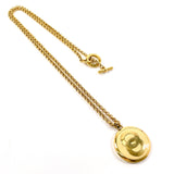 CELINE Necklace vintage metal gold Women Second hand