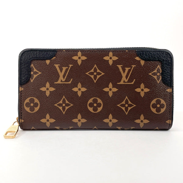 LOUIS VUITTON purse M61855 Zippy wallet Retiro Monogram canvas Brown Brown unisex Used