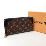 LOUIS VUITTON purse M61855 Zippy wallet Retiro Monogram canvas Brown Brown unisex Used