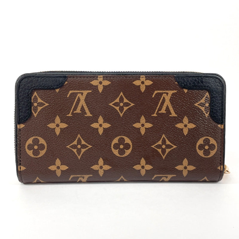 LOUIS VUITTON purse M61855 Zippy wallet Retiro Monogram canvas Brown Brown unisex Used