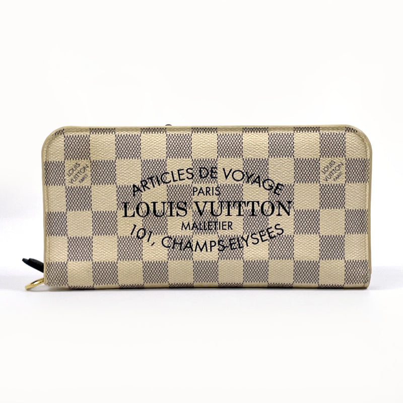 LOUIS VUITTON purse N63115 Portefeuille Ansolit Damier Azur white unisex Used