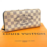 LOUIS VUITTON purse N63115 Portefeuille Ansolit Damier Azur white unisex Used