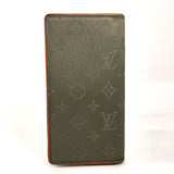 LOUIS VUITTON wallet M63236 Portefeuille Braza/Monogram titanium gray mens Used