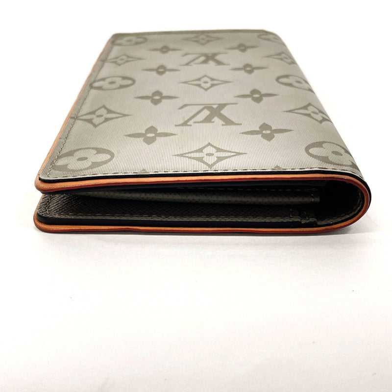 LOUIS VUITTON wallet M63236 Portefeuille Braza/Monogram titanium gray mens Used