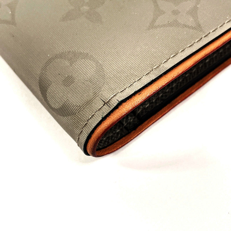 LOUIS VUITTON wallet M63236 Portefeuille Braza/Monogram titanium gray mens Used