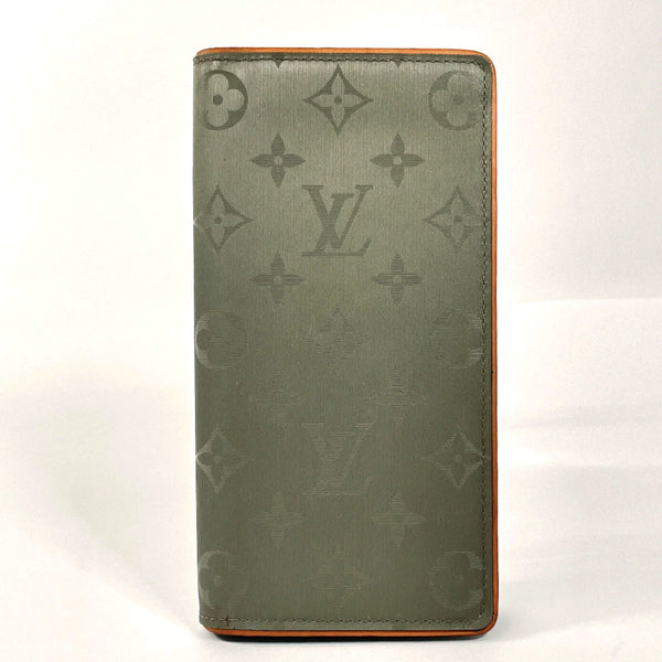 LOUIS VUITTON wallet M63236 Portefeuille Braza/Monogram titanium gray mens Used