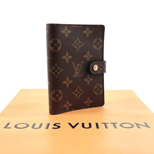 LOUIS VUITTON Notebook cover R20005 Agenda PM Monogram canvas Brown unisex Used