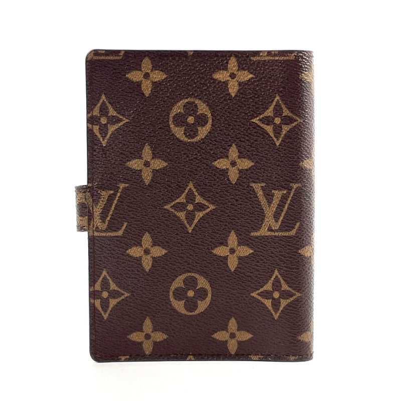 LOUIS VUITTON Notebook cover R20005 Agenda PM Monogram canvas Brown unisex Used