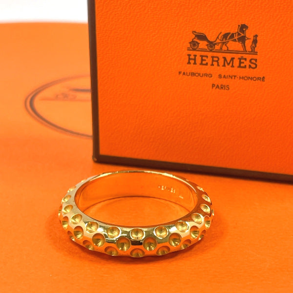 HERMES scarf ring metal gold Women Used