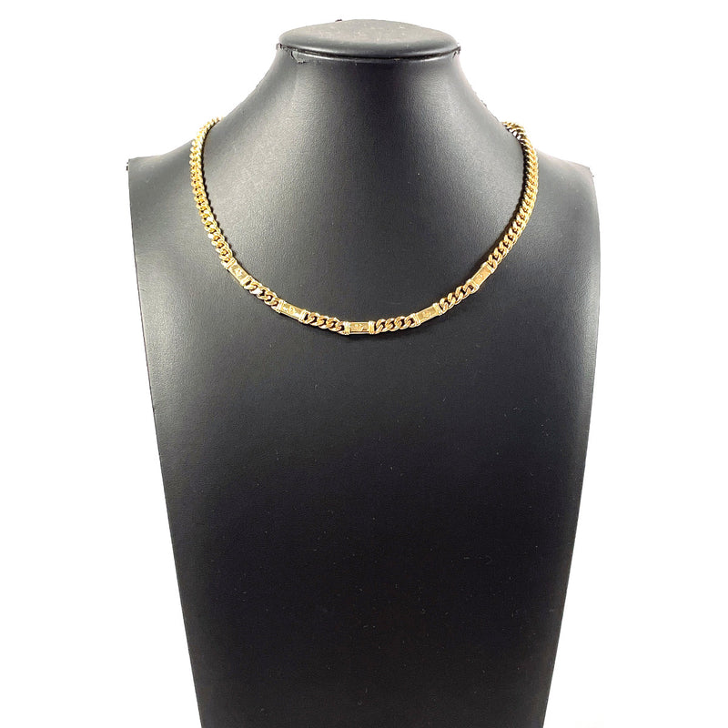 Christian Dior Necklace Chain metal gold Women Used