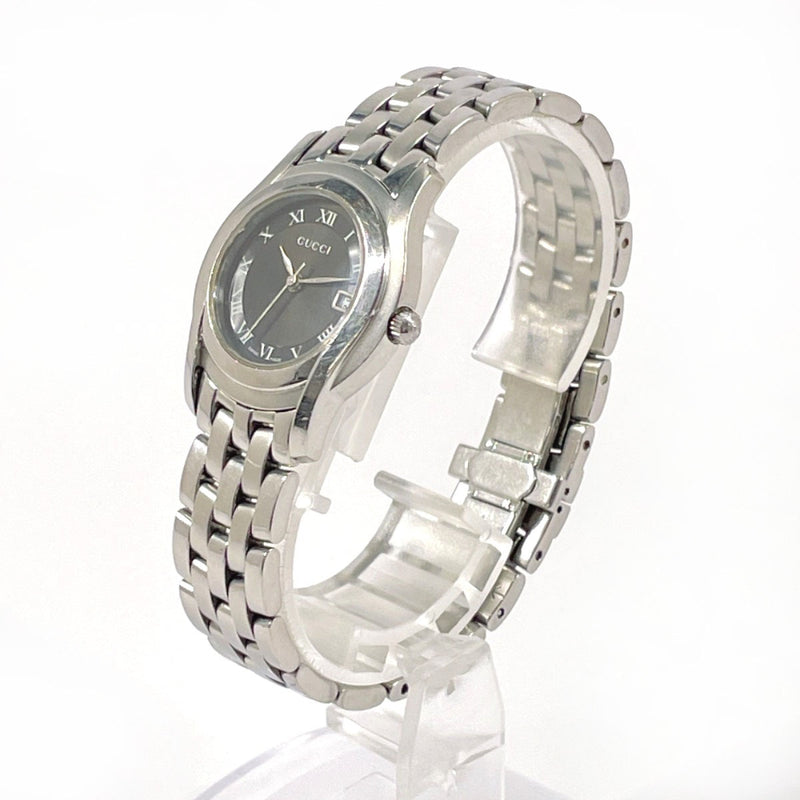 GUCCI Watches 5500L Stainless Steel/Stainless Steel Silver Silver Women Used