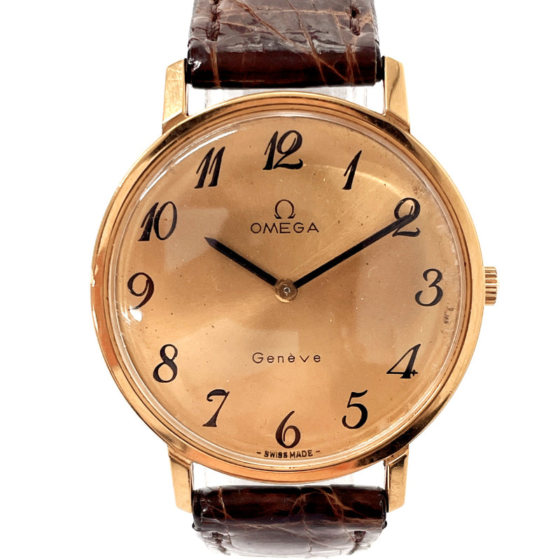 OMEGA Watches Geneva Stainless Steel gold mens Second hand