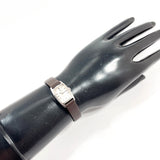 OMEGA Watches De Ville Stainless Steel/leather/14 white gold Silver Silver Women Second hand