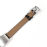 OMEGA Watches De Ville Stainless Steel/leather/14 white gold Silver Silver Women Second hand