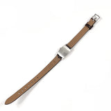 OMEGA Watches De Ville Stainless Steel/leather/14 white gold Silver Silver Women Second hand