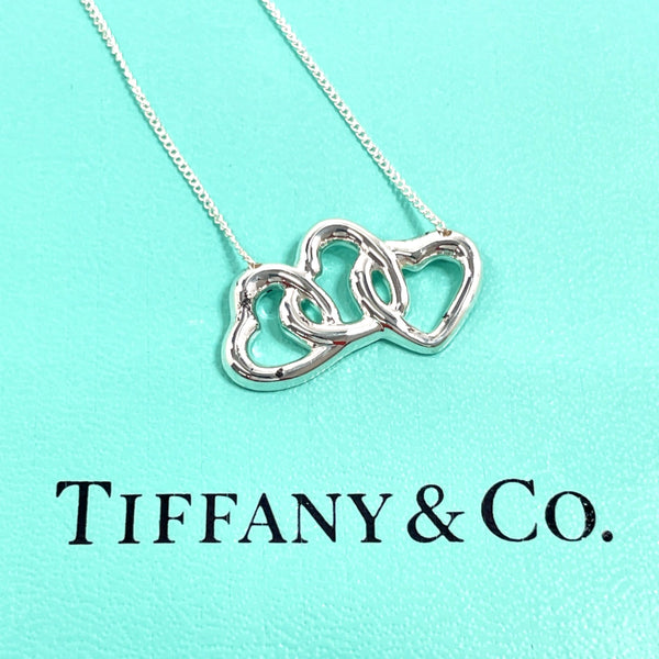 TIFFANY&Co. Necklace Triple heart Silver925 Silver Women Used