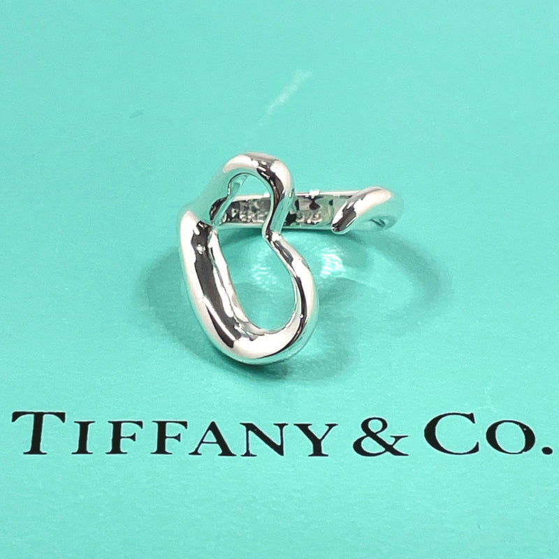 TIFFANY&Co. Ring Open heart Elsa Peretti Silver925 #9.5(JP Size) Silver Women Used