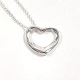 TIFFANY&Co. Necklace Open heart Elsa Peretti Silver925 Silver Women Used