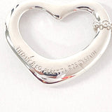 TIFFANY&Co. Necklace Open heart Elsa Peretti Silver925 Silver Women Used