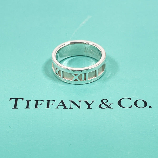 TIFFANY&Co. Ring Atlas Silver925 #9(JP Size) Silver Women Used