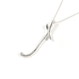 TIFFANY&Co. Necklace Letter T Initial Elsa Peretti Silver925 Silver Women Second hand