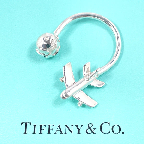 TIFFANY&Co. key ring Key ring Airplane Earth Silver925 Silver unisex Second hand