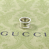 GUCCI Ring Branded Cutout G Silver925 #9.5(JP Size) Silver Women Used