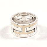 HERMES Ring Move ash Silver925 #9(JP Size) Silver Silver Women Used