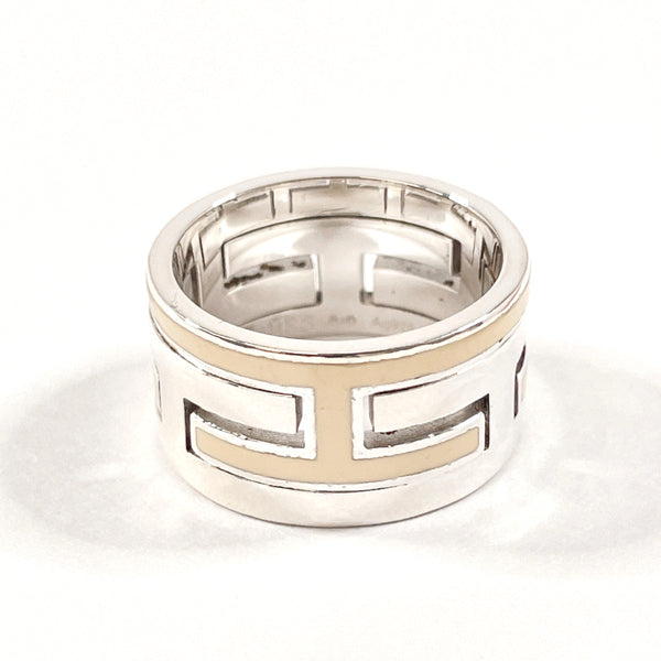 HERMES Ring Move ash Silver925 #9(JP Size) Silver Silver Women Used