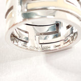 HERMES Ring Move ash Silver925 #9(JP Size) Silver Silver Women Used