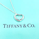 TIFFANY&Co. Necklace Open heart Elsa Peretti Silver925 Silver Women Used