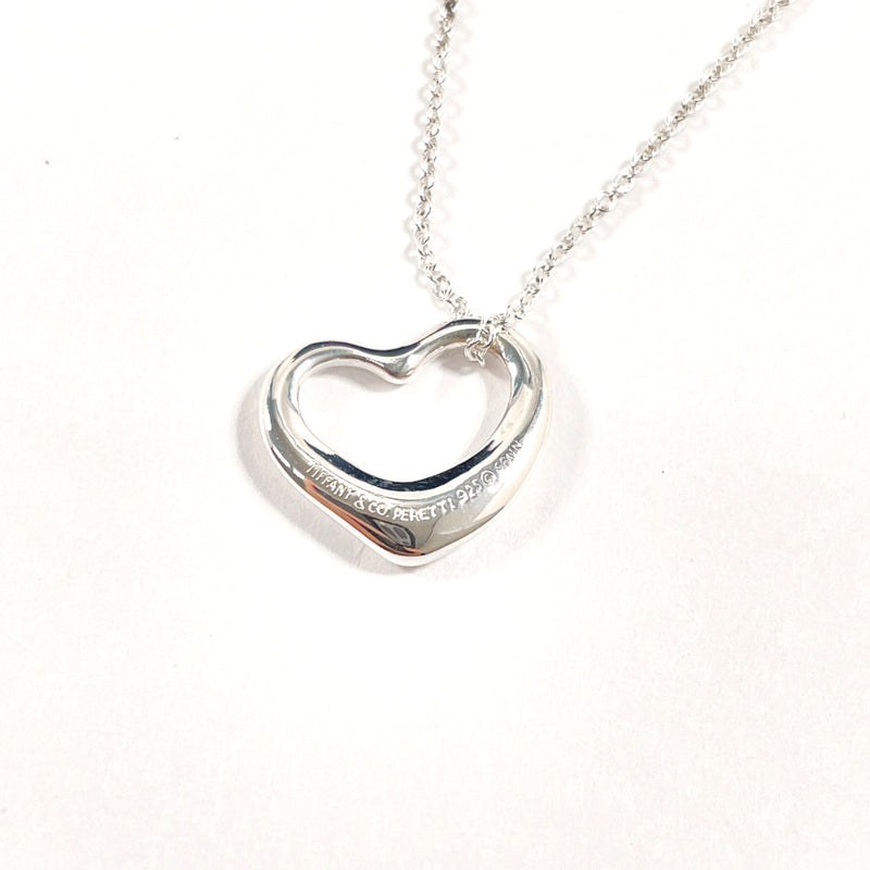 TIFFANY&Co. Necklace Open heart Elsa Peretti Silver925 Silver Women Used