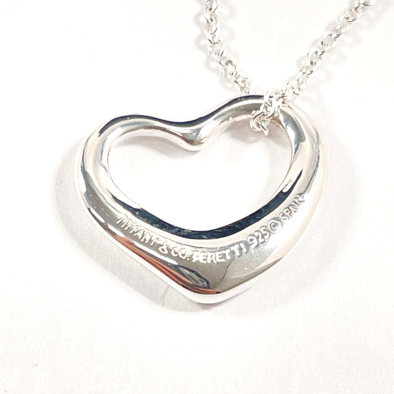 TIFFANY&Co. Necklace Open heart Elsa Peretti Silver925 Silver Women Used