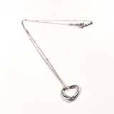 TIFFANY&Co. Necklace Open heart Elsa Peretti Silver925 Silver Women Used