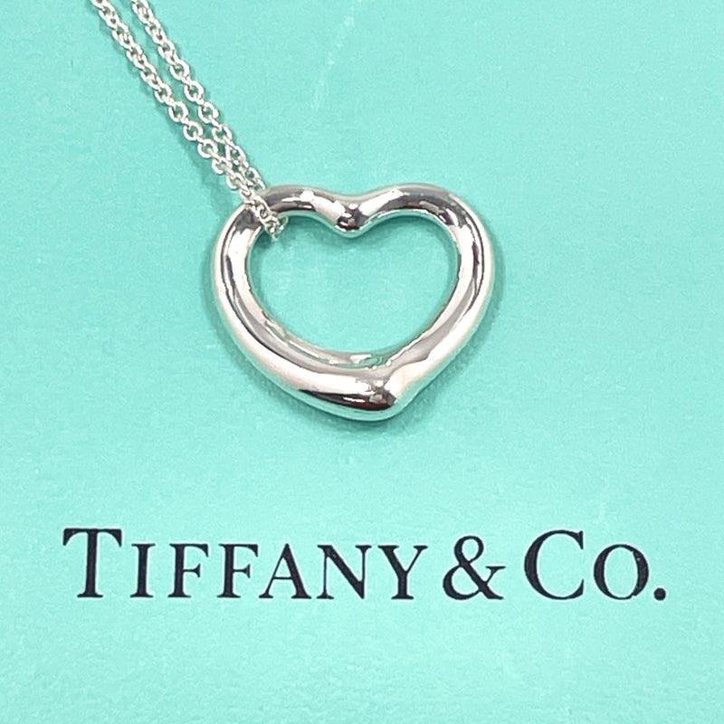 TIFFANY&Co. Necklace Open heart Elsa Peretti Silver925 Silver Women Used