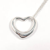 TIFFANY&Co. Necklace Open heart Elsa Peretti Silver925 Silver Women Used